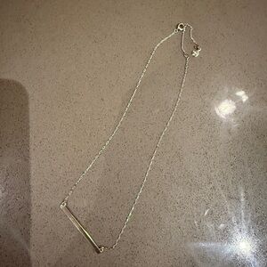 LOFT Silver Bar Necklace